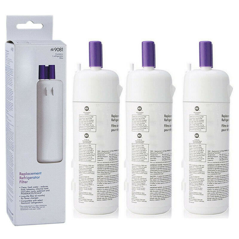 3 pack Kenmore Replacement Refrigerator Filter 9081
