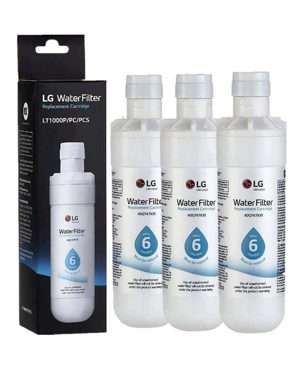 LG LRMVS3006S01/LRMVS3006S02 water filter pack of 3.