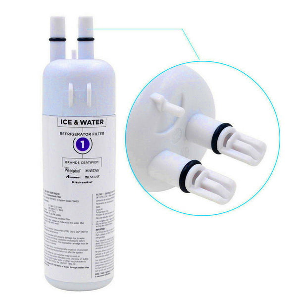 Closer view of WRS331SDHM06 water filter.