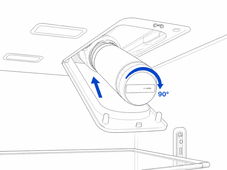 Everydrop Filter 2 inserting the filter and twist Right and push to Lock