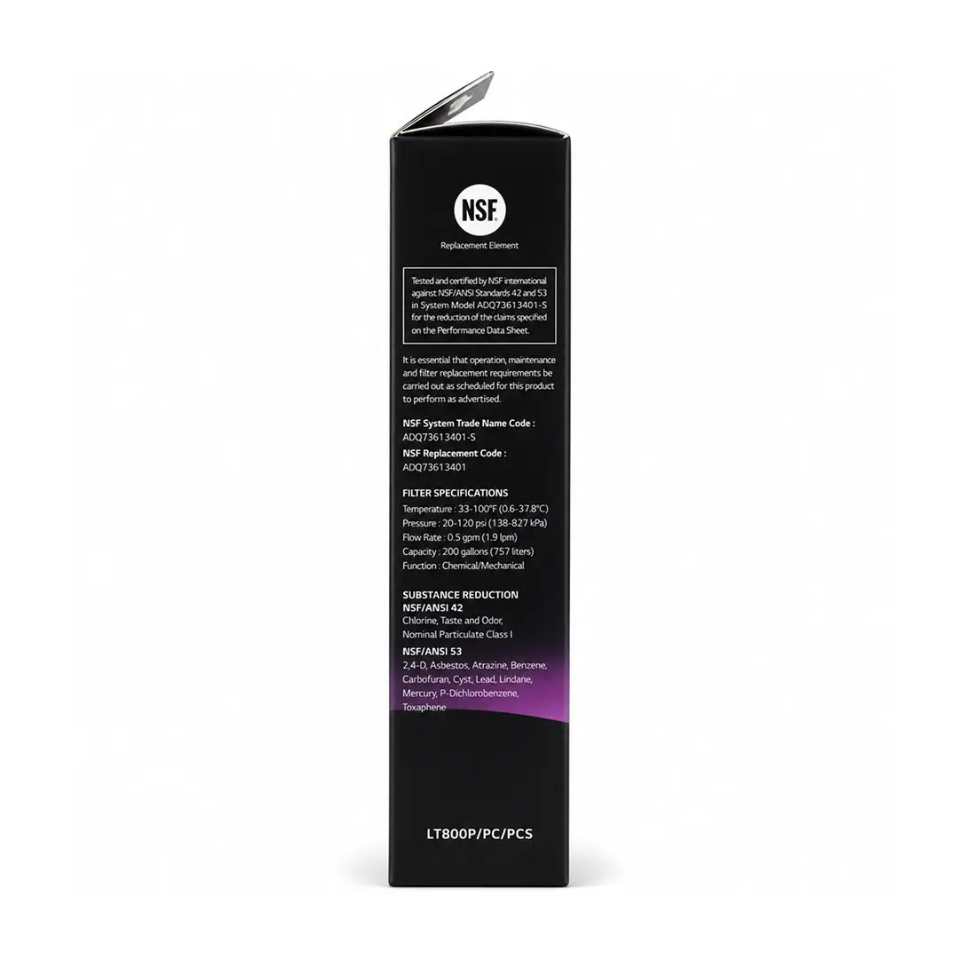 LG LT800P Refrigerator Water Filter (ADQ73613401, ADQ73613408)