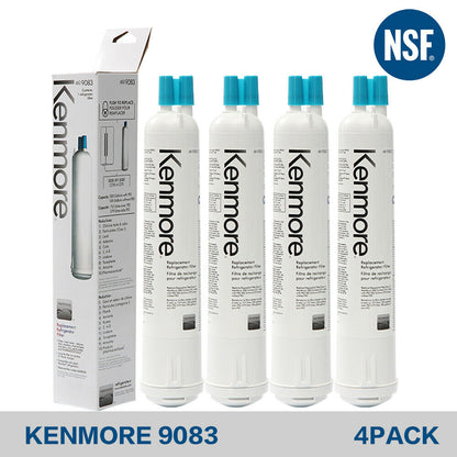 Kenmore 9083, 46-9083, 9030/9020 Replacement Refrigerator Water Filter, Pack 4