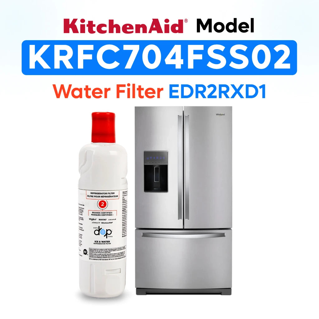 KitchenAid Model KRFC704FSS02 Water Filter EDR2RXD1