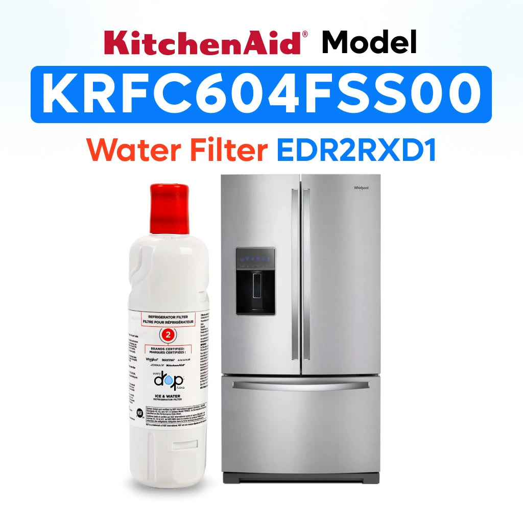 KitchenAid Model KRFC604FSS00 Water Filter EDR2RXD1