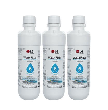 LG water filter LT1000P 3 pack