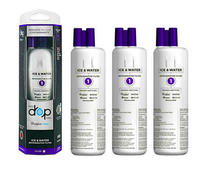 Whirlpool WRS325SDHW01 water filter pack of 3.