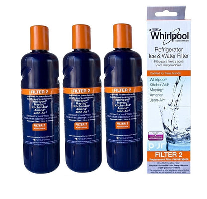 Whirlpool W10413645A Replacement Ice and Water Refrigerator Filter 2 Compatible With WHR2RXD1