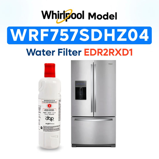 Whirlpool Model WRF757SDHZ0402 Water Filter EDR2RXD1