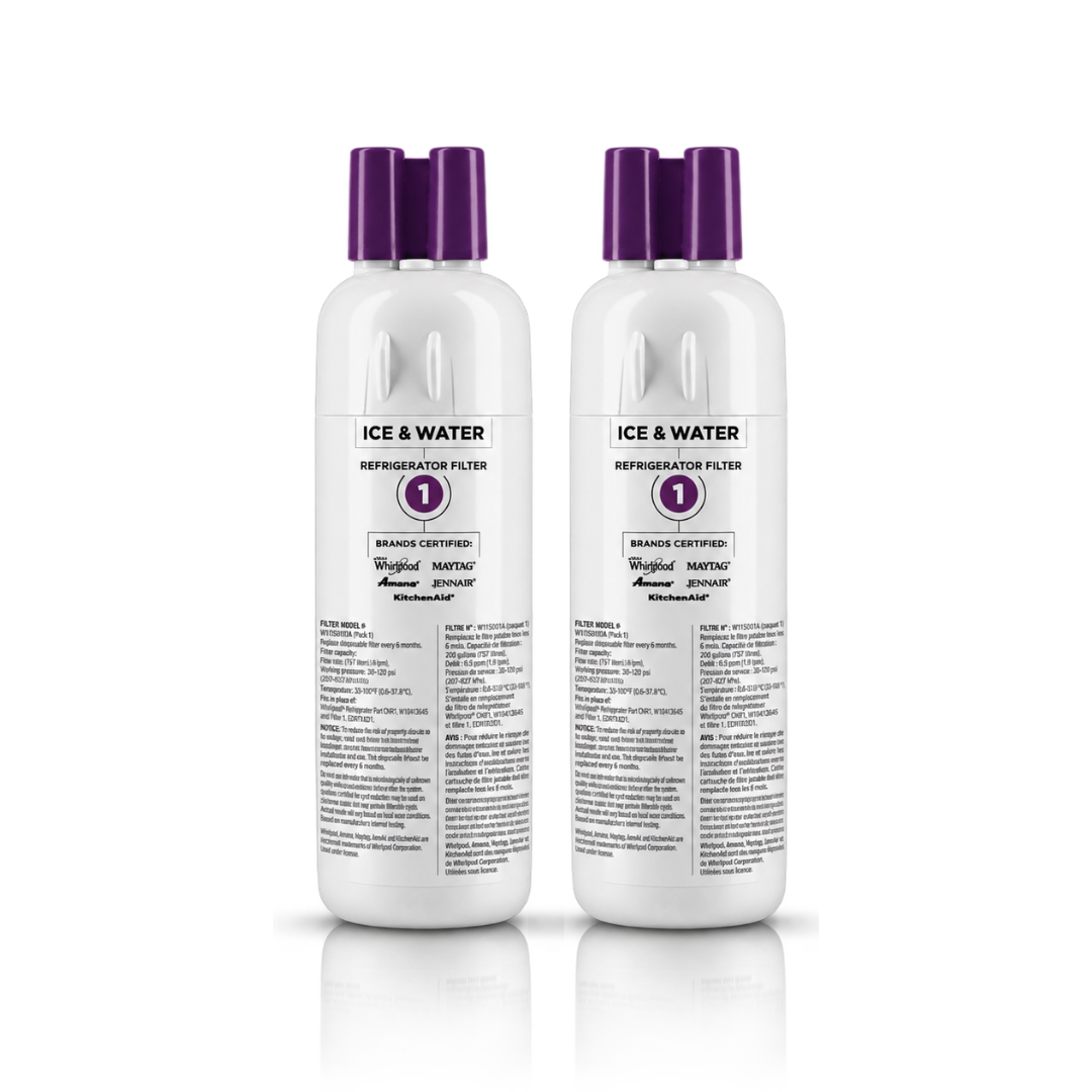 Whirlpool WRF560SEHZ02 model Water filter 2 pack