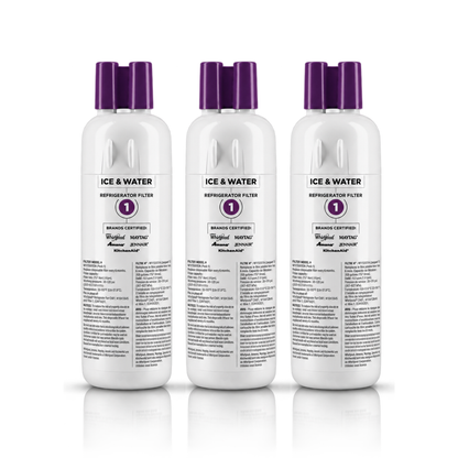 Whirlpool WRF560SEHZ02 model Water filter 3 pack