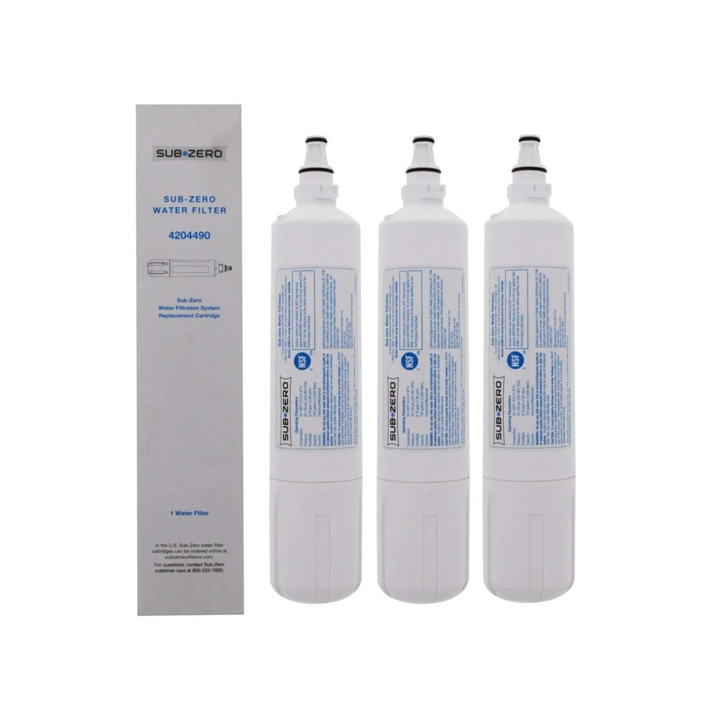 Subzero Water Filter 4204490, 3 Pack